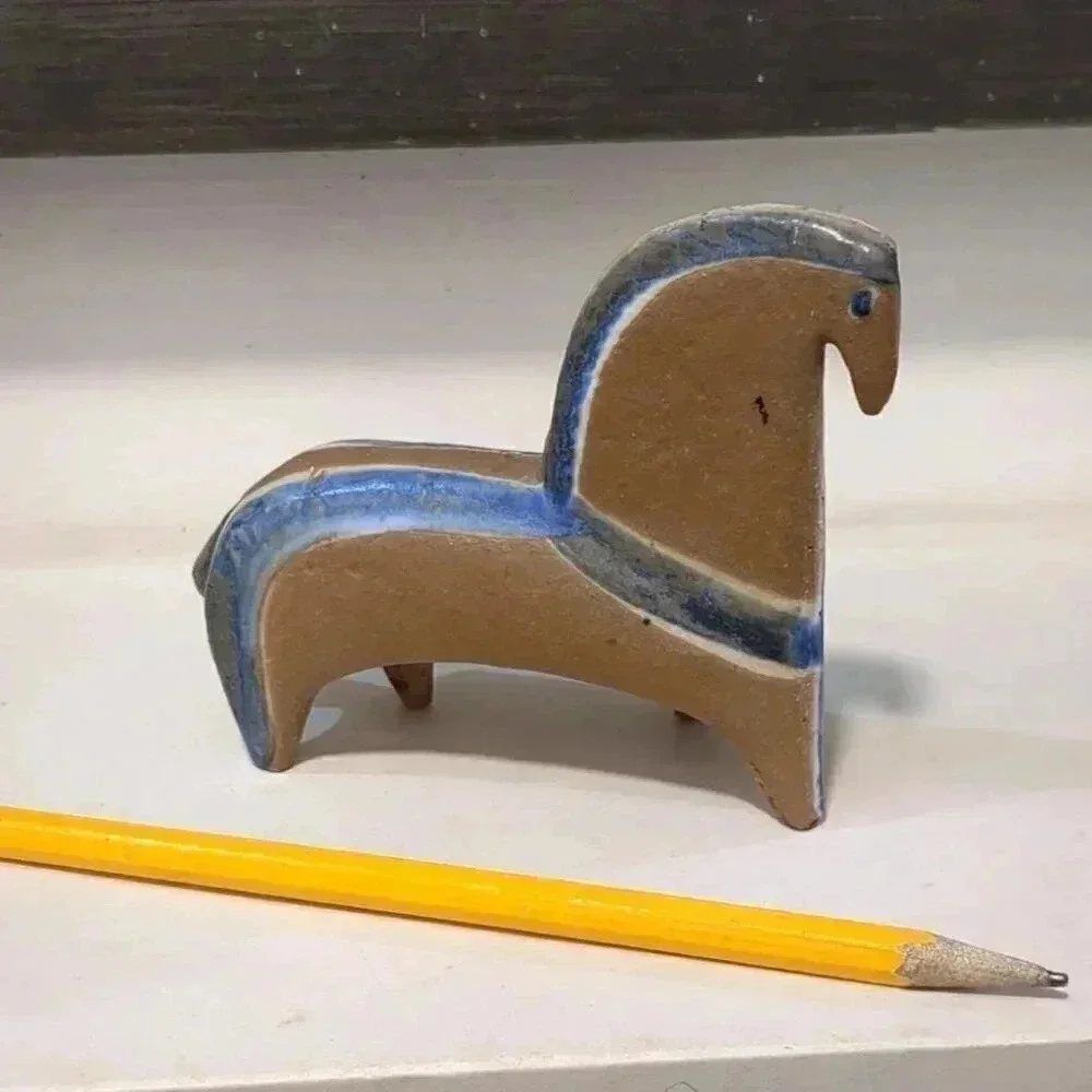 Horse figurine by Lisa  Larson - Picture 2 of 6